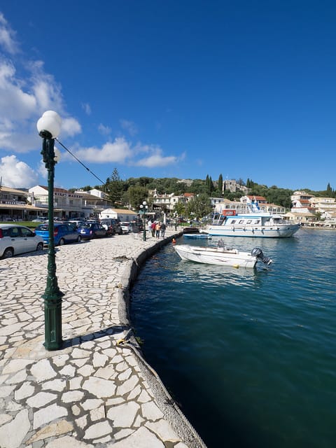Kassiopi harbour on the north-east coast of Corfu